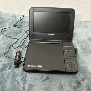 Philips PET741B/37 Black 7" TFT LCD Display Portable MP3-CD/DVD Player